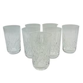 Waterford Crystal Lismore 12 oz Flat Tumbler 7pc
