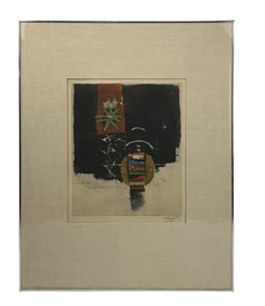 Johnny Friedlaender 1912-1992 Abstract Etching COA