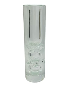 Jan Beranek Czech Studio Art Glass Cylinder Vase