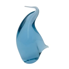 Alexandrite Neodymium Mid Century Glass Sculpture