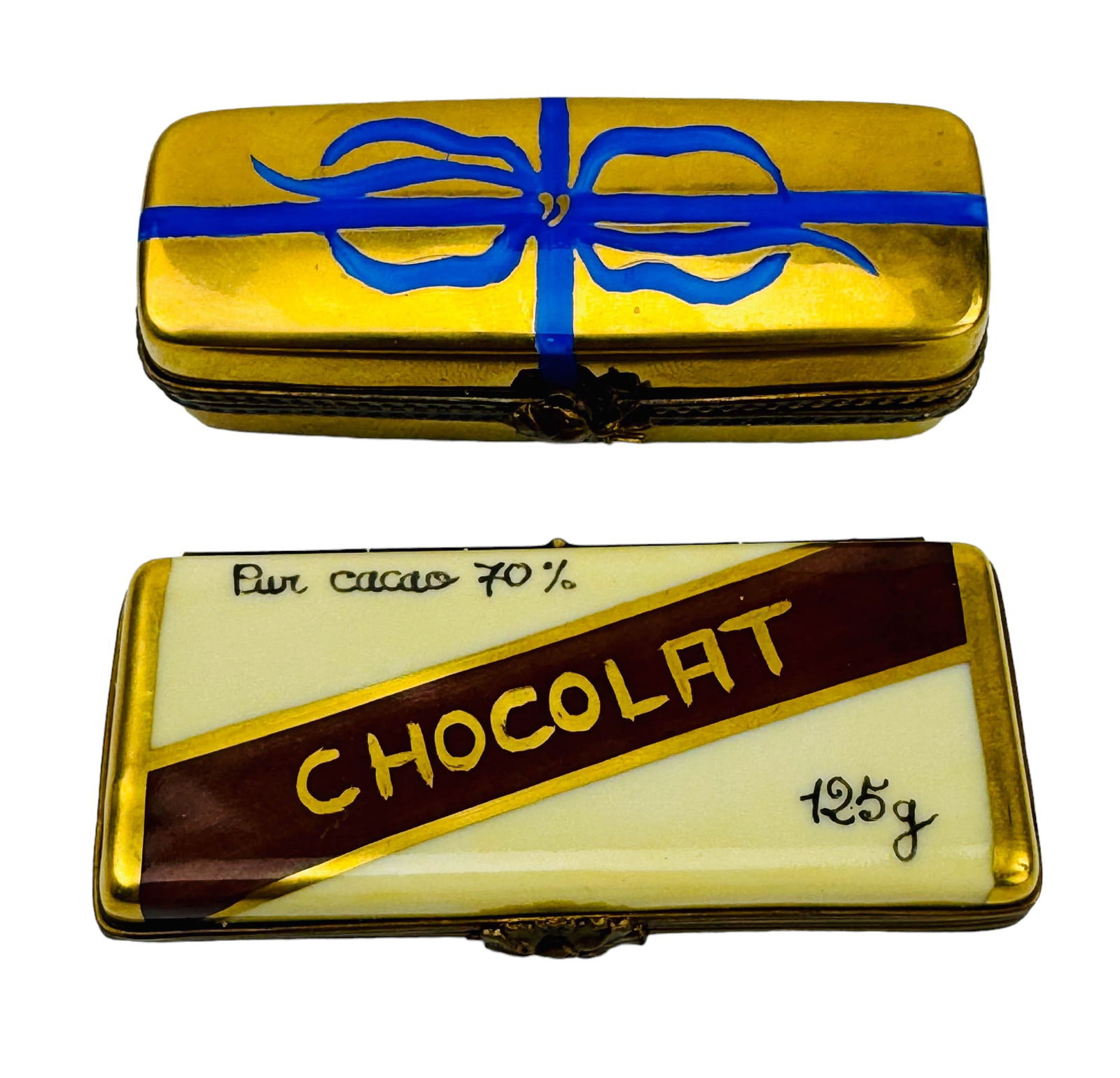 Limoges France Rochard Porcelain Trinket Box 2pc (1 of 5)