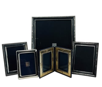 Sterling Silver 925 Photo Photograph Frame 5pc LOT