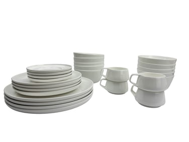 Noritake Marc Newson Cup Saucer Plate Bowl 26p LOT