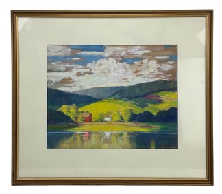 Edward Kuhlmann 1882-1973 Landscape Painting