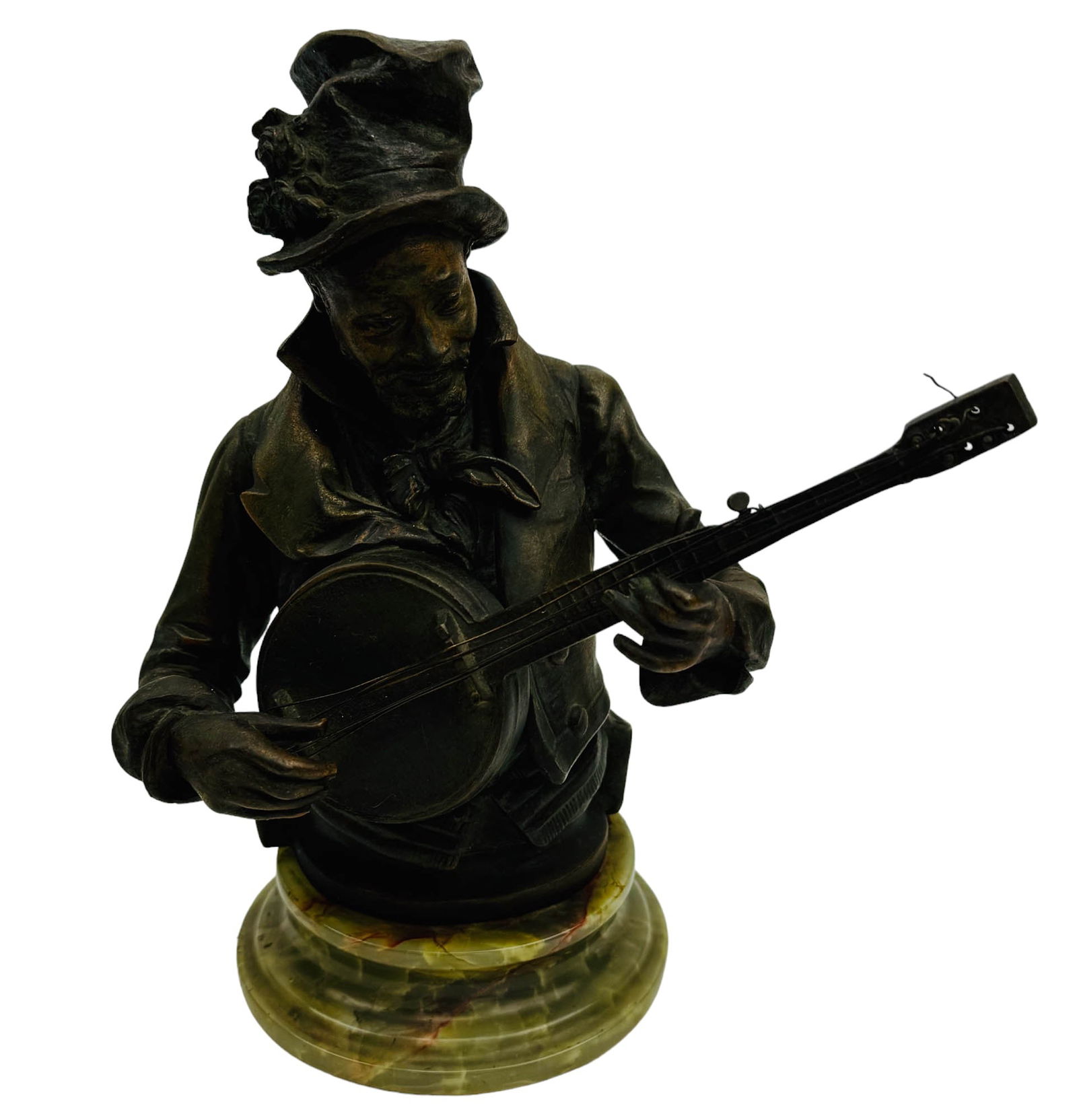 Bronze Type Banjo Music Player After Pietro Calvi (1 of 3)