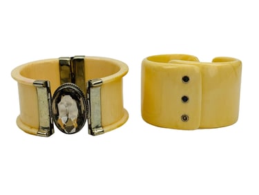 Wide Cuff Clamper Style Bangle Bracelet Jewelry 2p