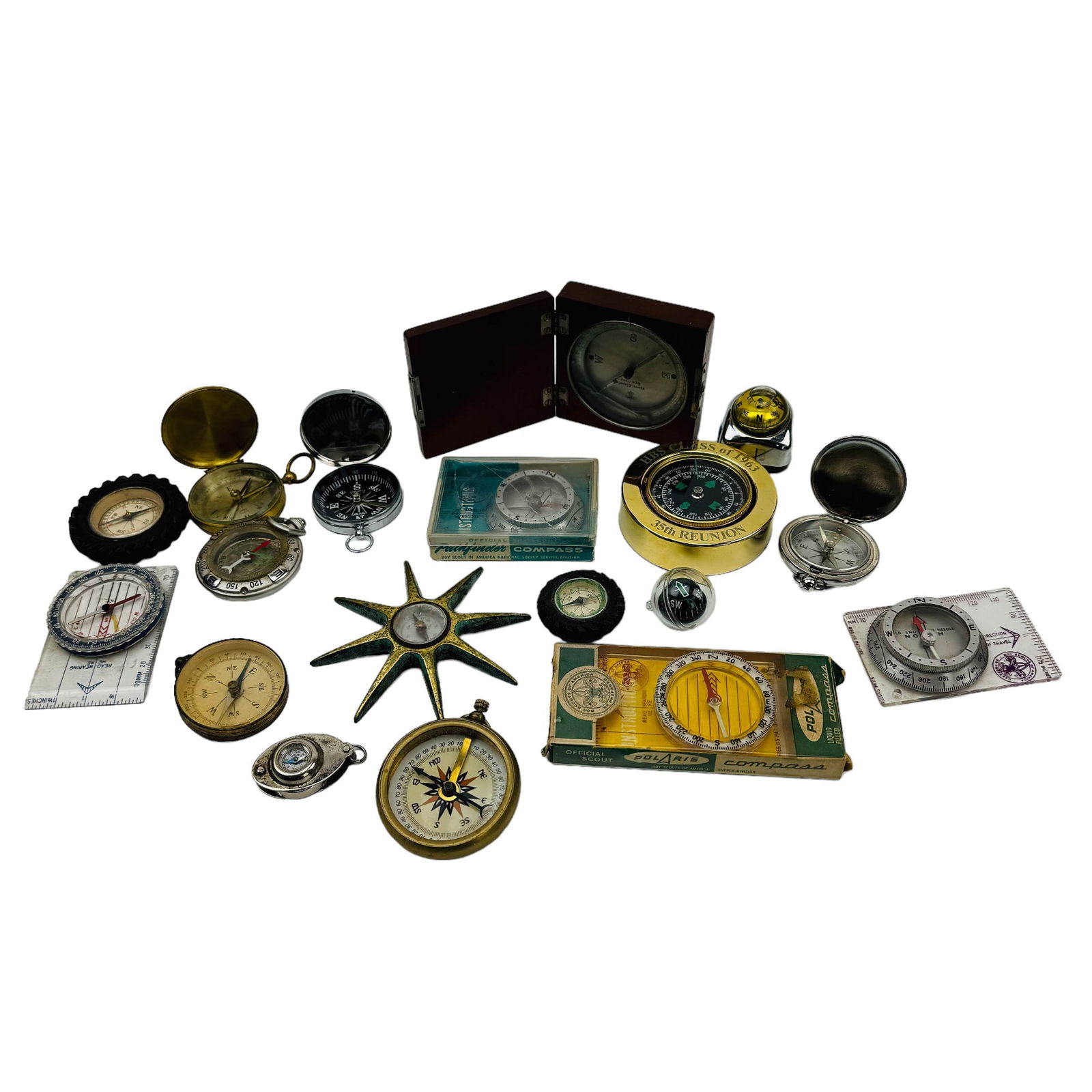 Compass Maritime Navigational Instrument 18pc LOT (1 of 4)