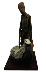 Mixed Media Abstract Figural & Animal Sculpture