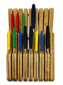 Zwilling Henckels German Knife 12pc w Wood Block