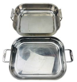 All Clad Stainless Steel Non Stick Roaster Lid 3pc