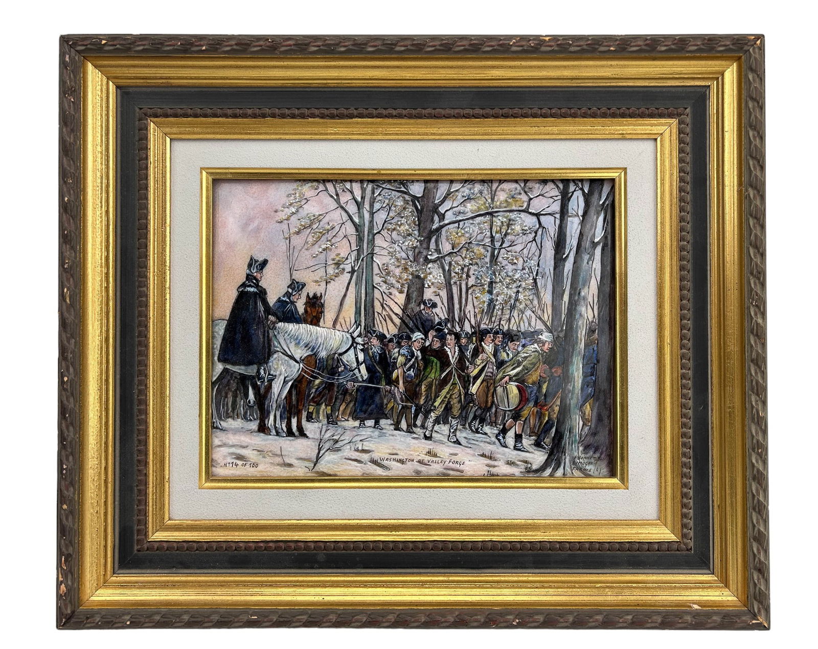 Pierre Bonnet 1934-2008 Enamel Copper LE Painting (1 of 5)