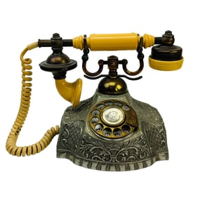 Electra Telephone Hollywood Regency Rotary Phone