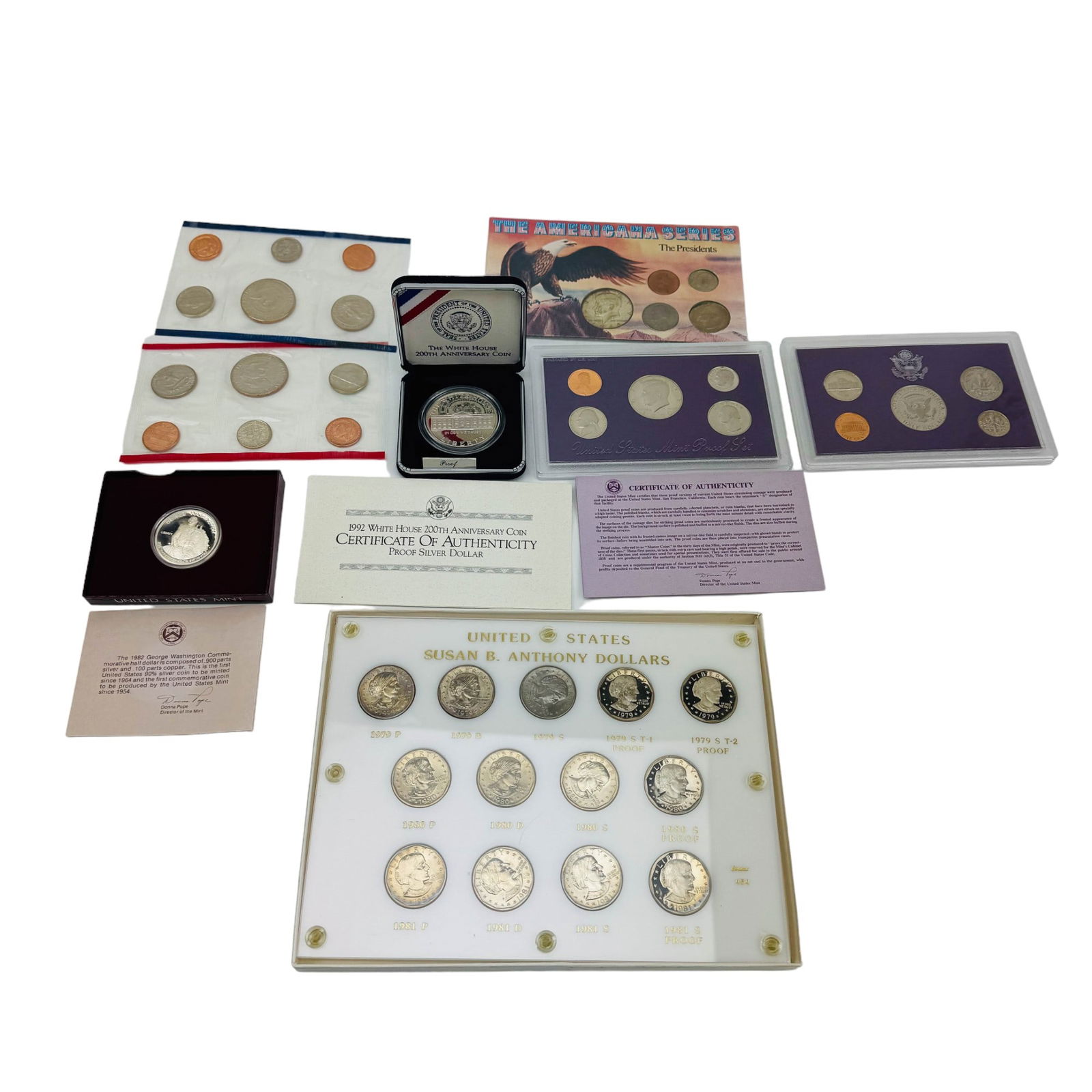 United States US Mint Proof Coin Currency Set LOT (1 of 11)