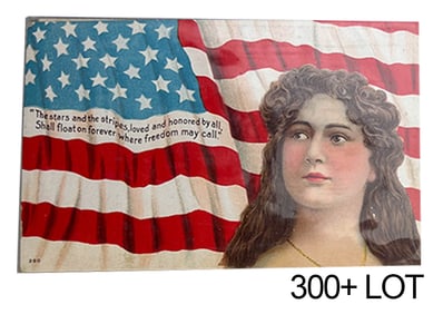 Patriotic Presidential Thanksgiving Postcard LOT