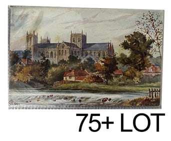 Furniture Landmark Couples Cartoon Postcards LOT