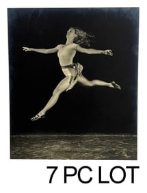 Black White B&W Americana Portrait Photos 7pc LOT