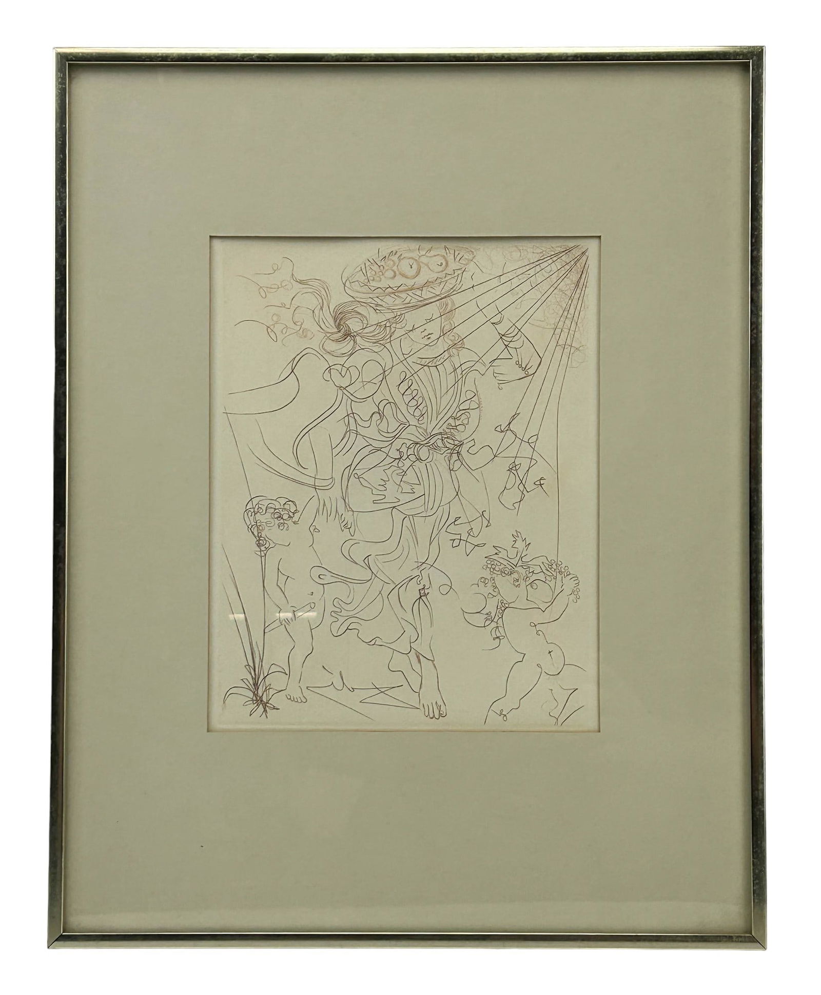 Salvador Dali 1904-1989 Autumn Surrealist Etching (1 of 5)