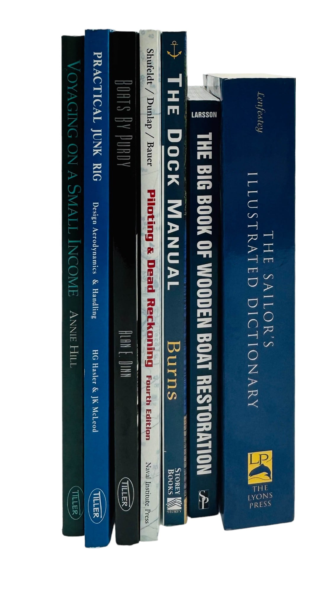 Nautical Maritime Sailing Boat Ship Books 7pc LOT (1 of 2)