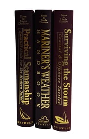 Maritime Nautical Boat Ship Hardcover Book 3pc LOT