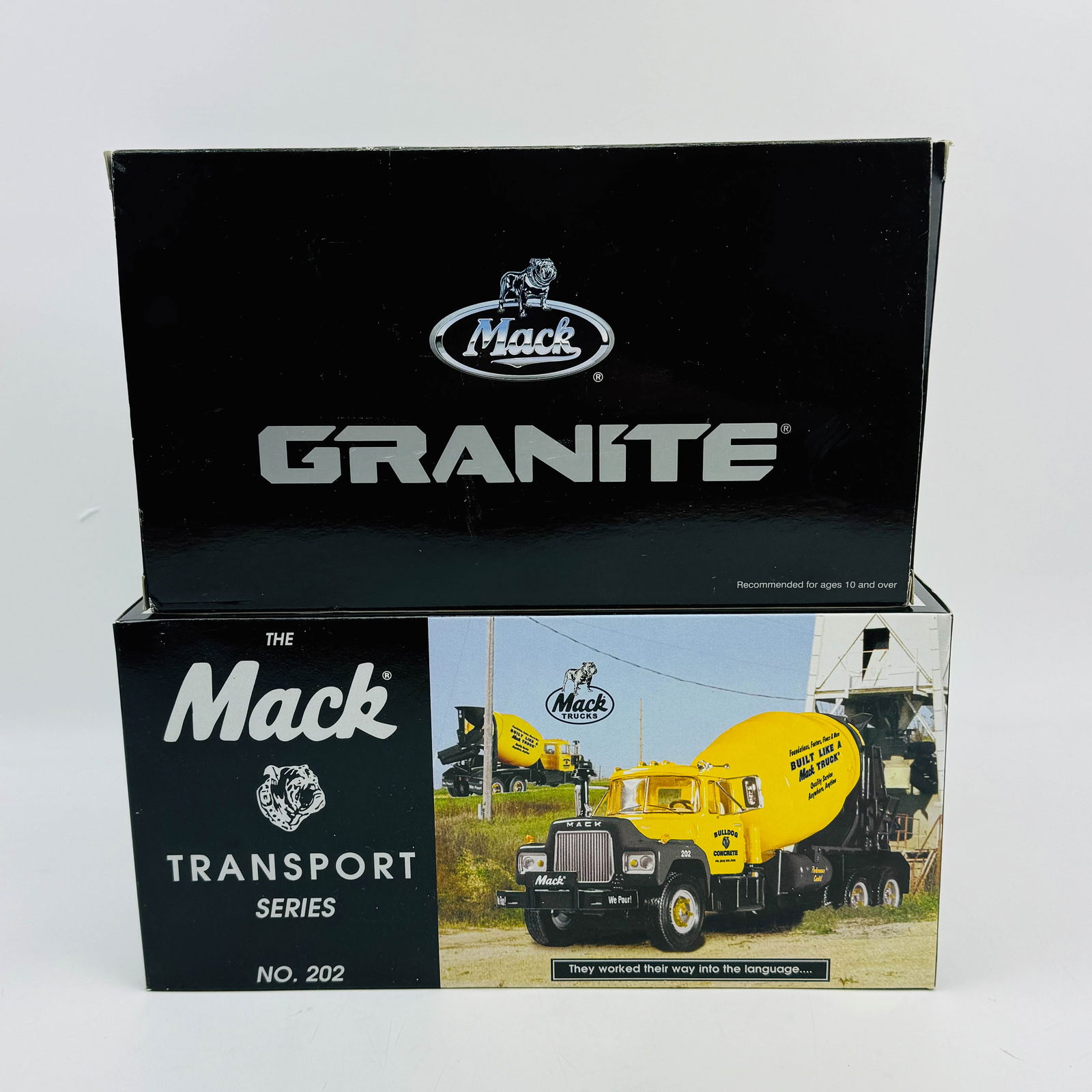 1st Gear Mack Concrete Mixer & Granite Dump Truck (1 of 2)