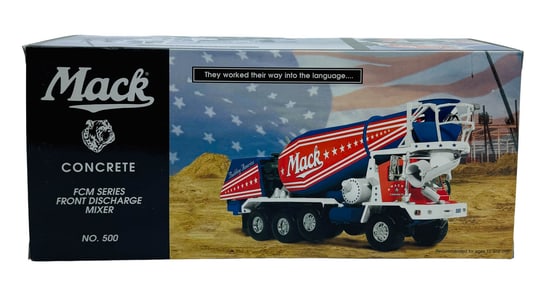 First Gear Mack Concrete Front Discharge Mixer Box