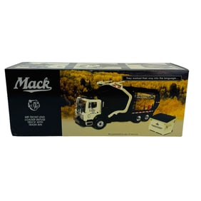 First Gear Mack Front End Loader Truck w Trash Bin