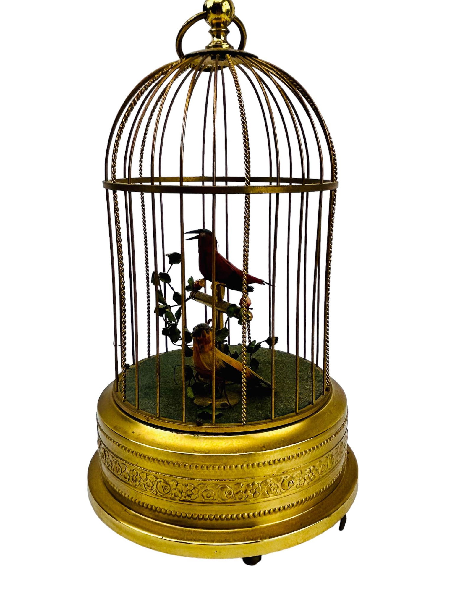 German Mechanical Musical Two Bird Cage Music Box (1 of 6)