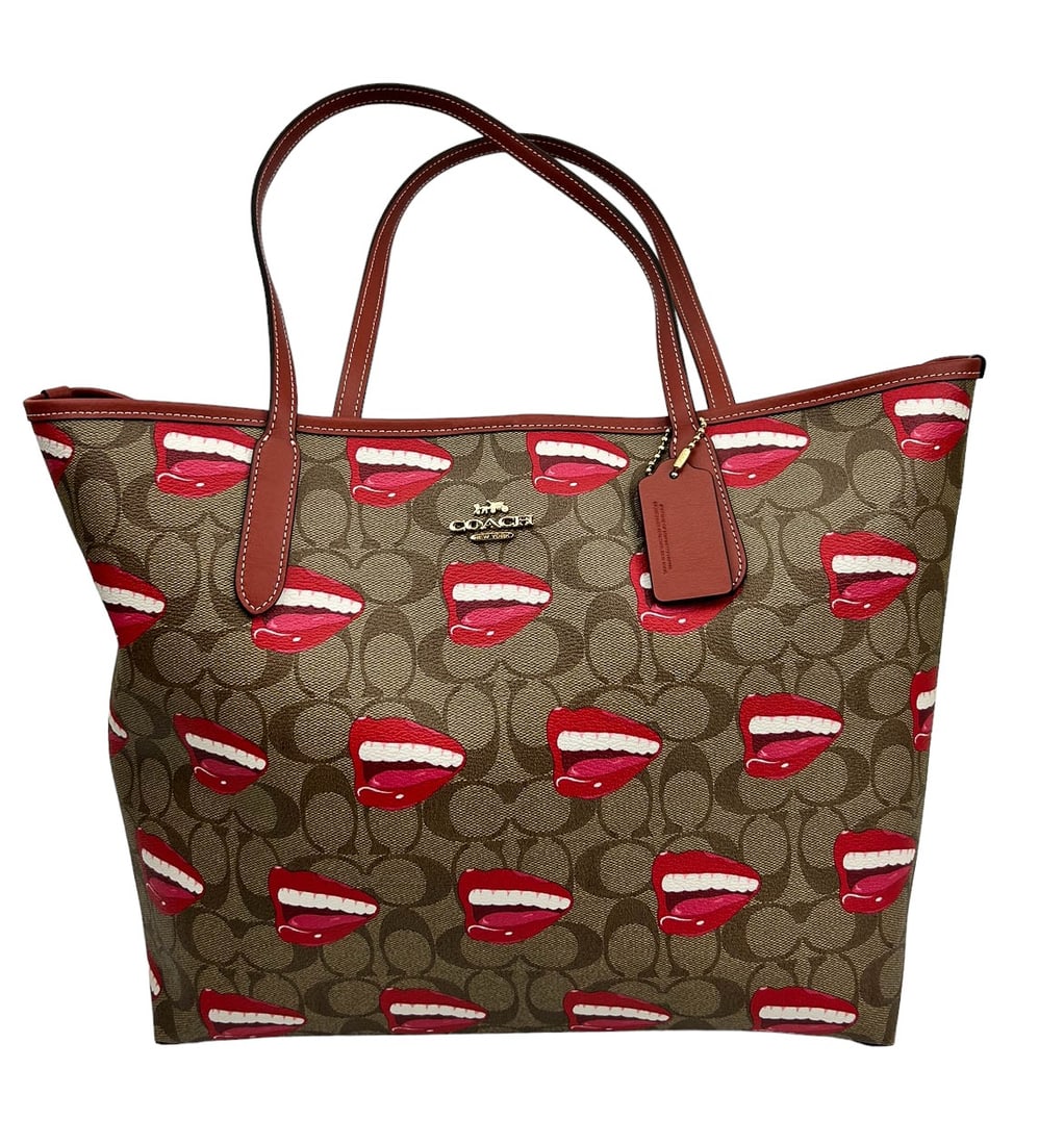 Coach & Tom Wesselmann Signature Canvas Tote Bag (1 of 6)