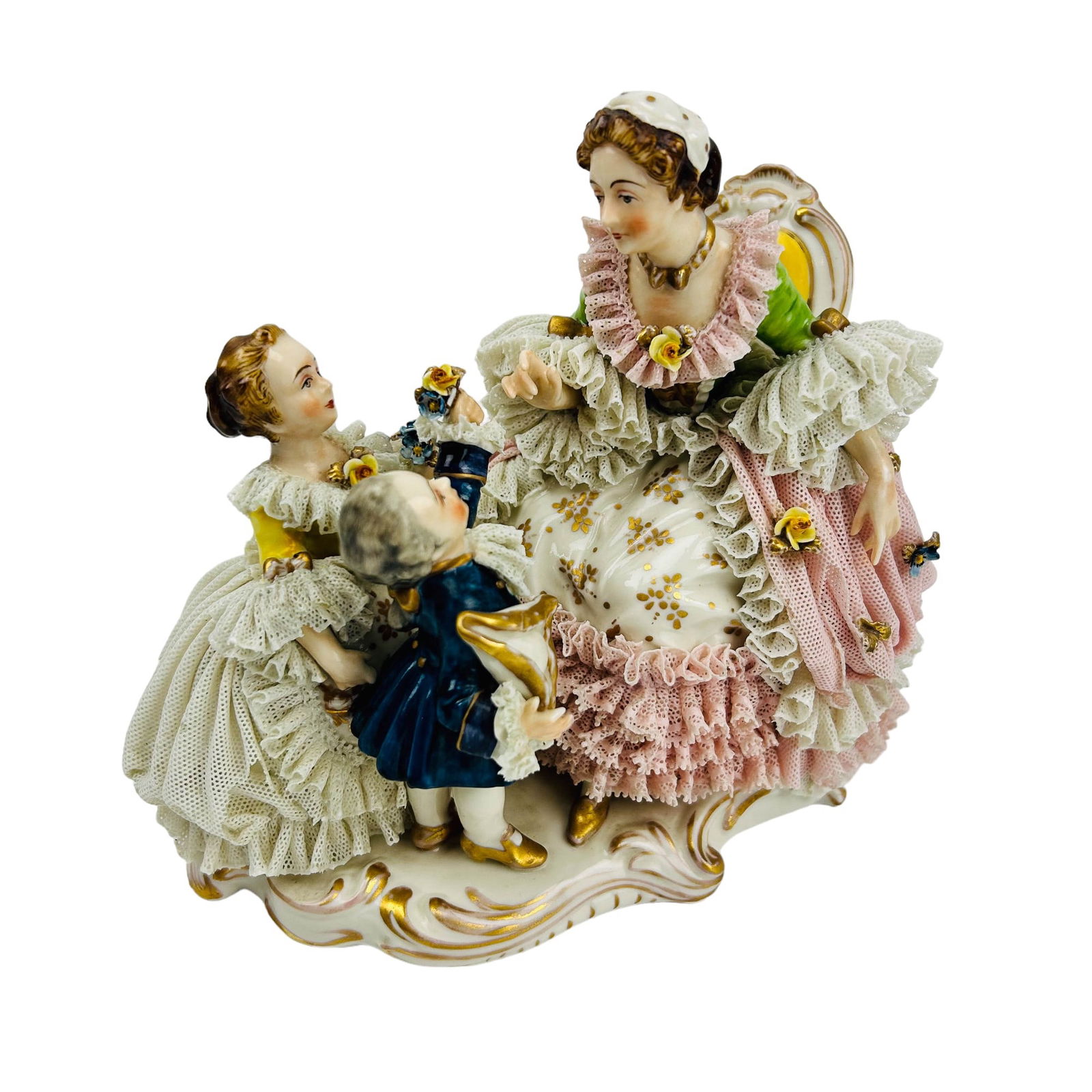 Dresden German Porcelain Mother & Child Figurine (1 of 9)