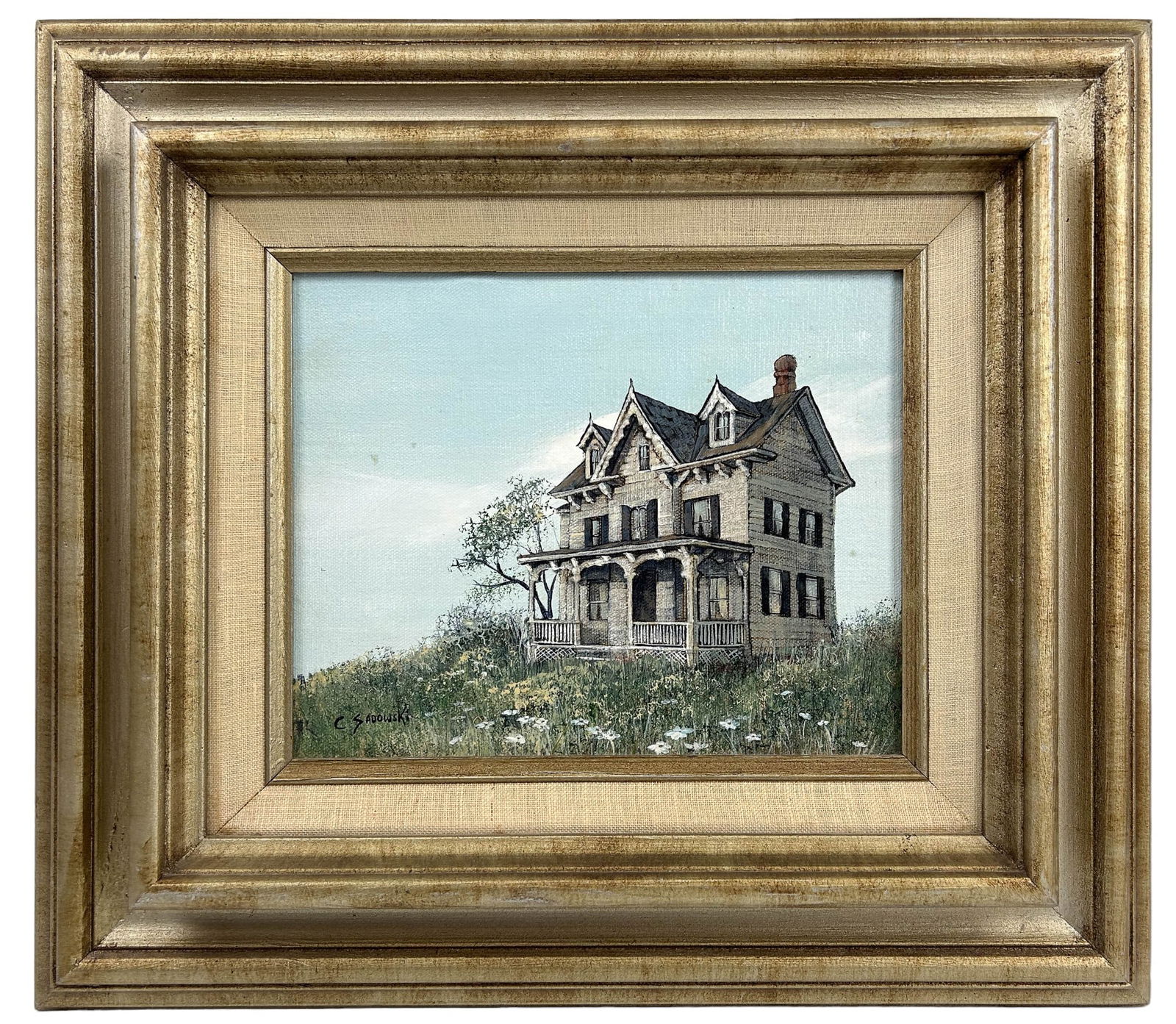 Carol Sadowski Regionalist Landscape Oil Painting (1 of 4)