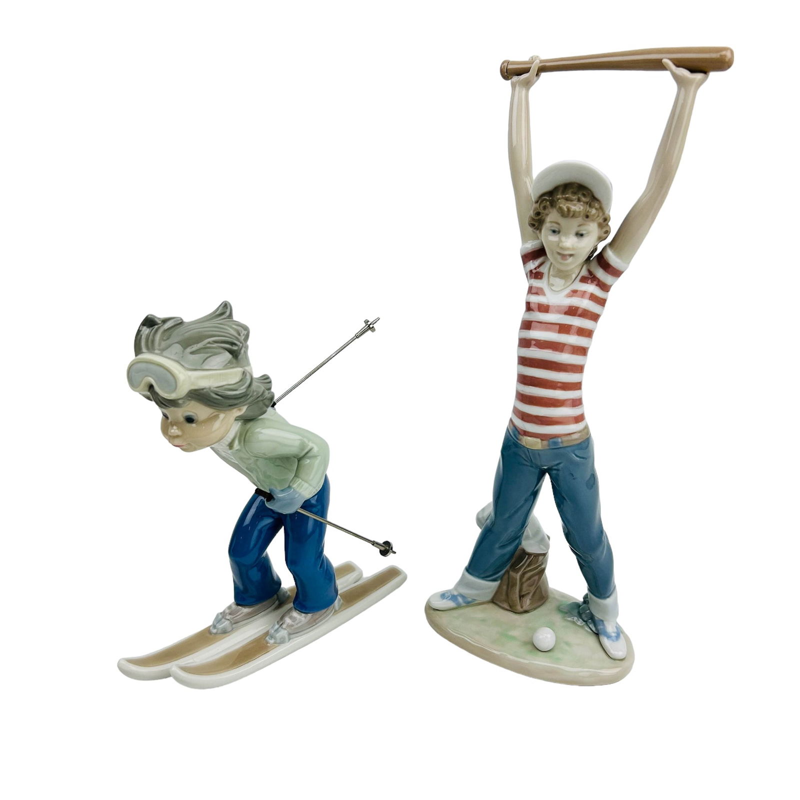 Lladro Little Leaguer Exercise & Sport Billy Skier (1 of 6)