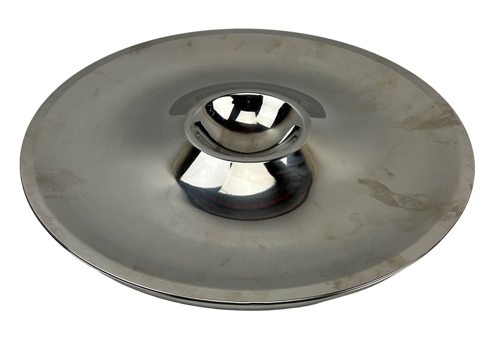 Frontgate Stainless Steel Chip & Dip Bowl 14 1/2" (1 of 3)