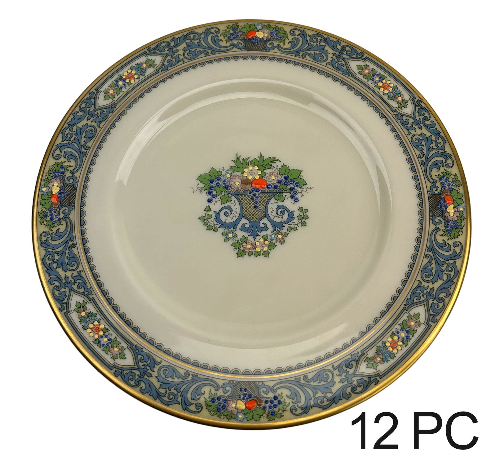 Lenox Porcelain Autumn 1966 Salad Plates 12pc LOT (1 of 4)