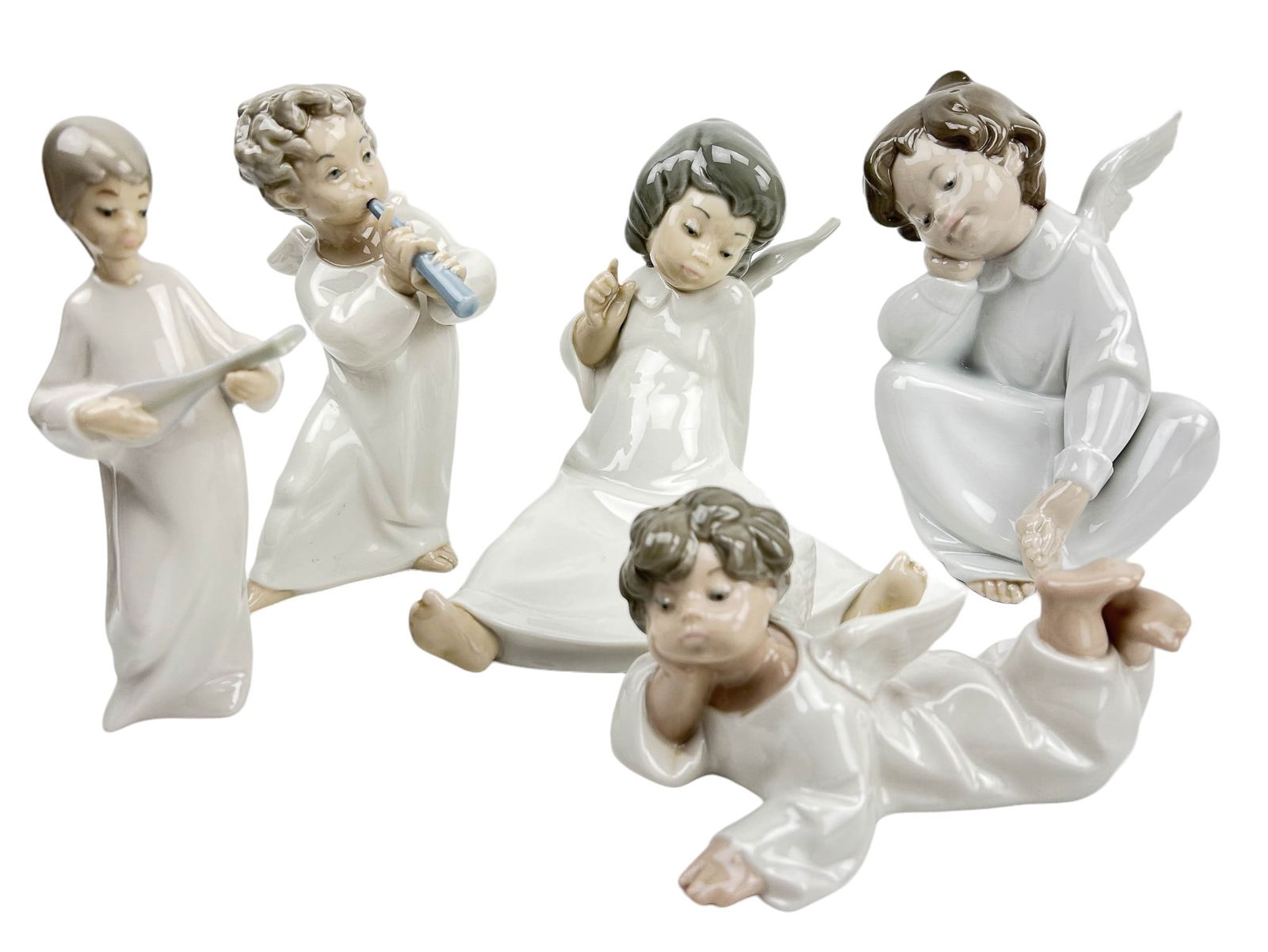Lladro Nao Spain Angel Cherub Porcelain Figurines (1 of 8)