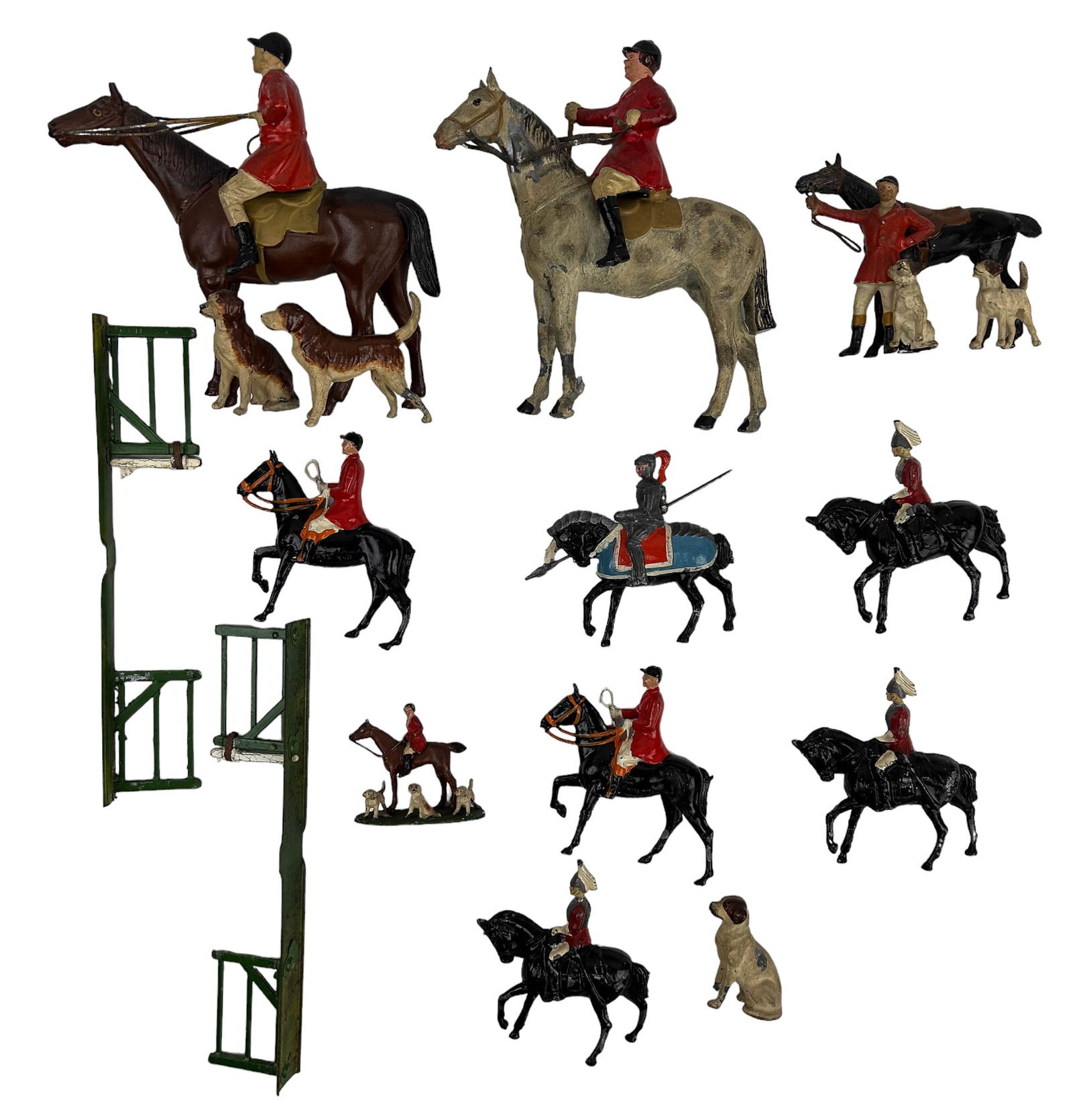 Mini English Fox Hunt Cavalry Soldier Figurine LOT (1 of 5)