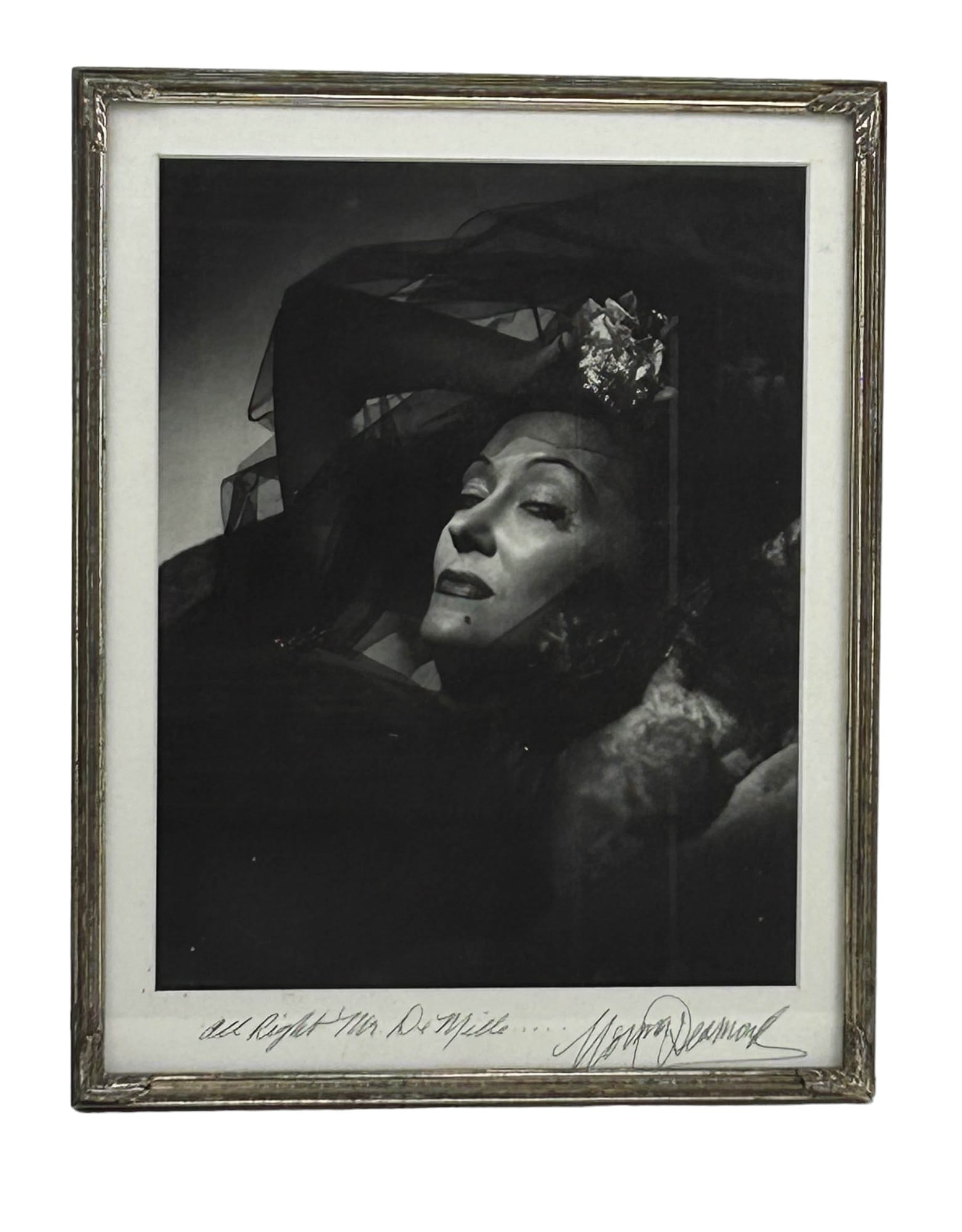 Gloria Swanson Autographed Norma Desmond Photo (1 of 4)