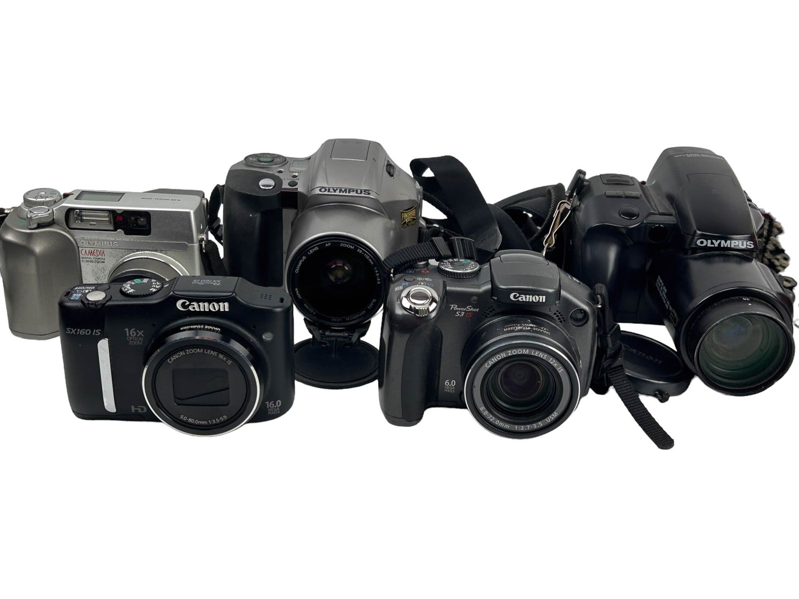 Canon & Olympus 35MM Film & Digital Camera LOT (1 of 9)