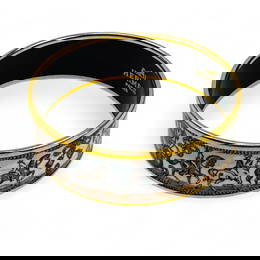 Hermes Horse & Carriage Enamel Bangle Bracelet Box
