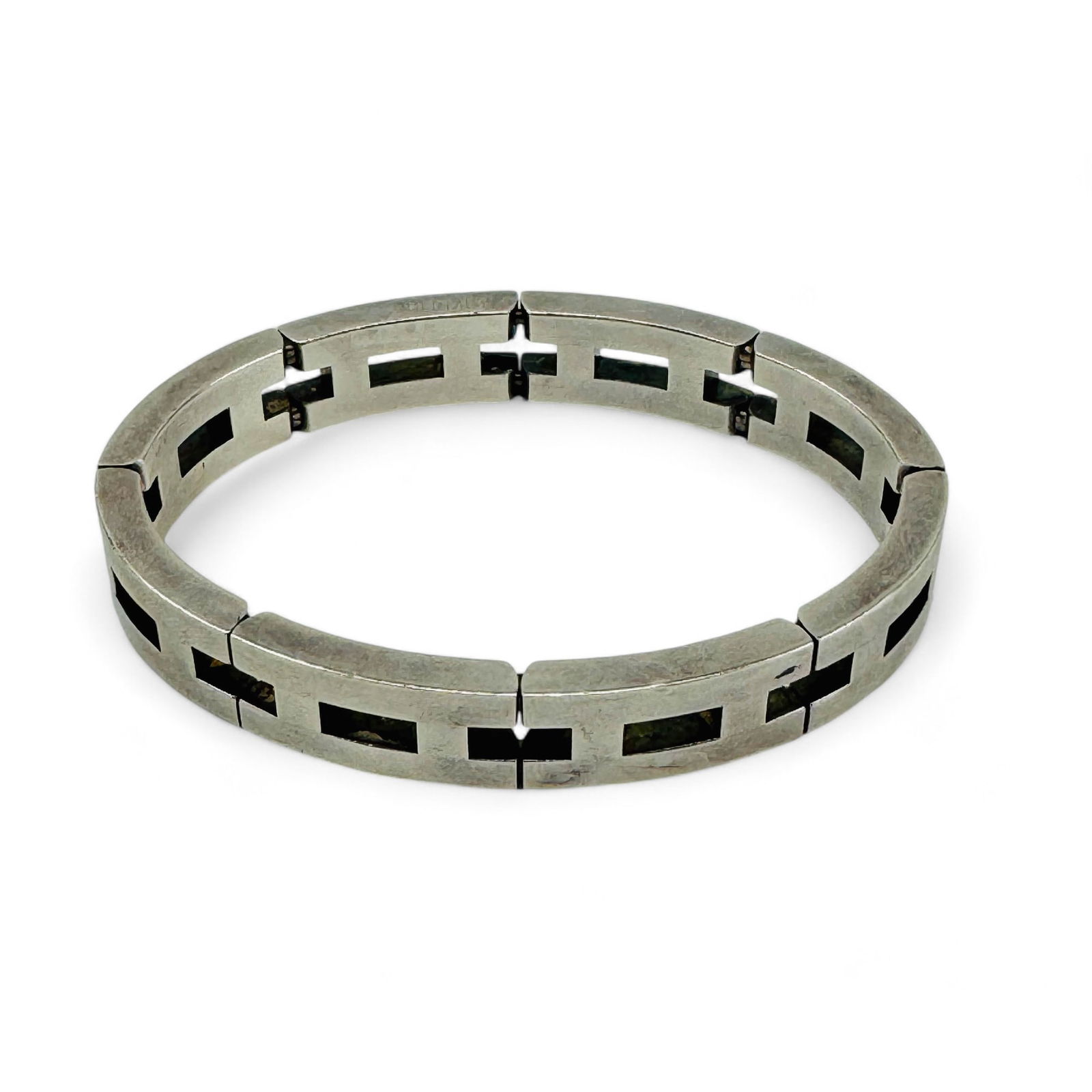 Hermes Heracles Sterling Silver Designer Bracelet (1 of 4)