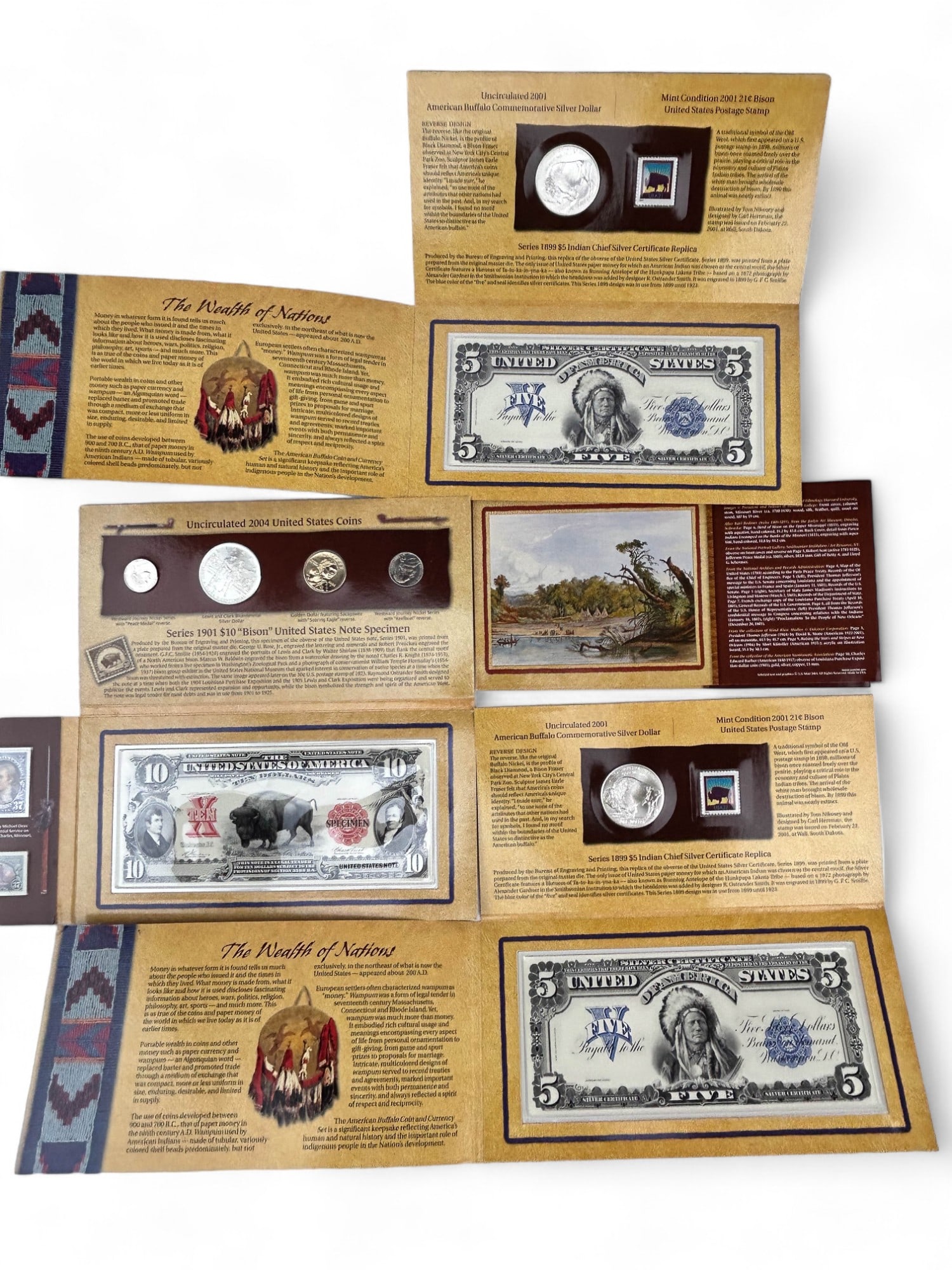 American Buffalo & Lewis & Clark Coin Currency Set (1 of 7)