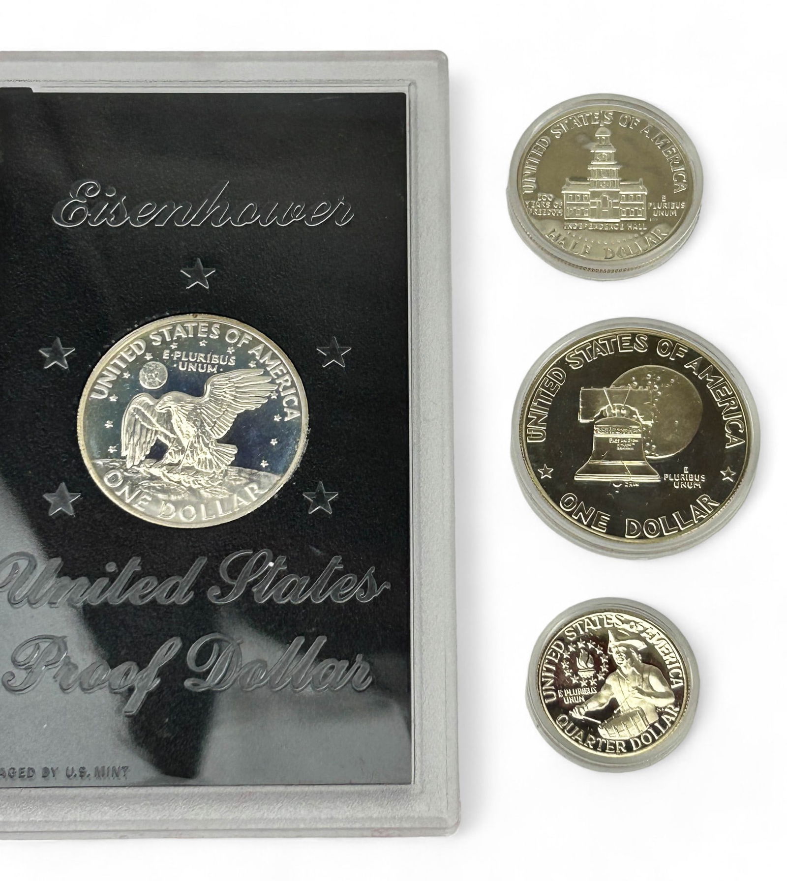 Eisenhower Proof Dollar US Bicentennial Silver Set (1 of 7)