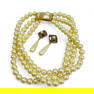 Givenchy Faux Pearl Necklace & Teardrop Earrings