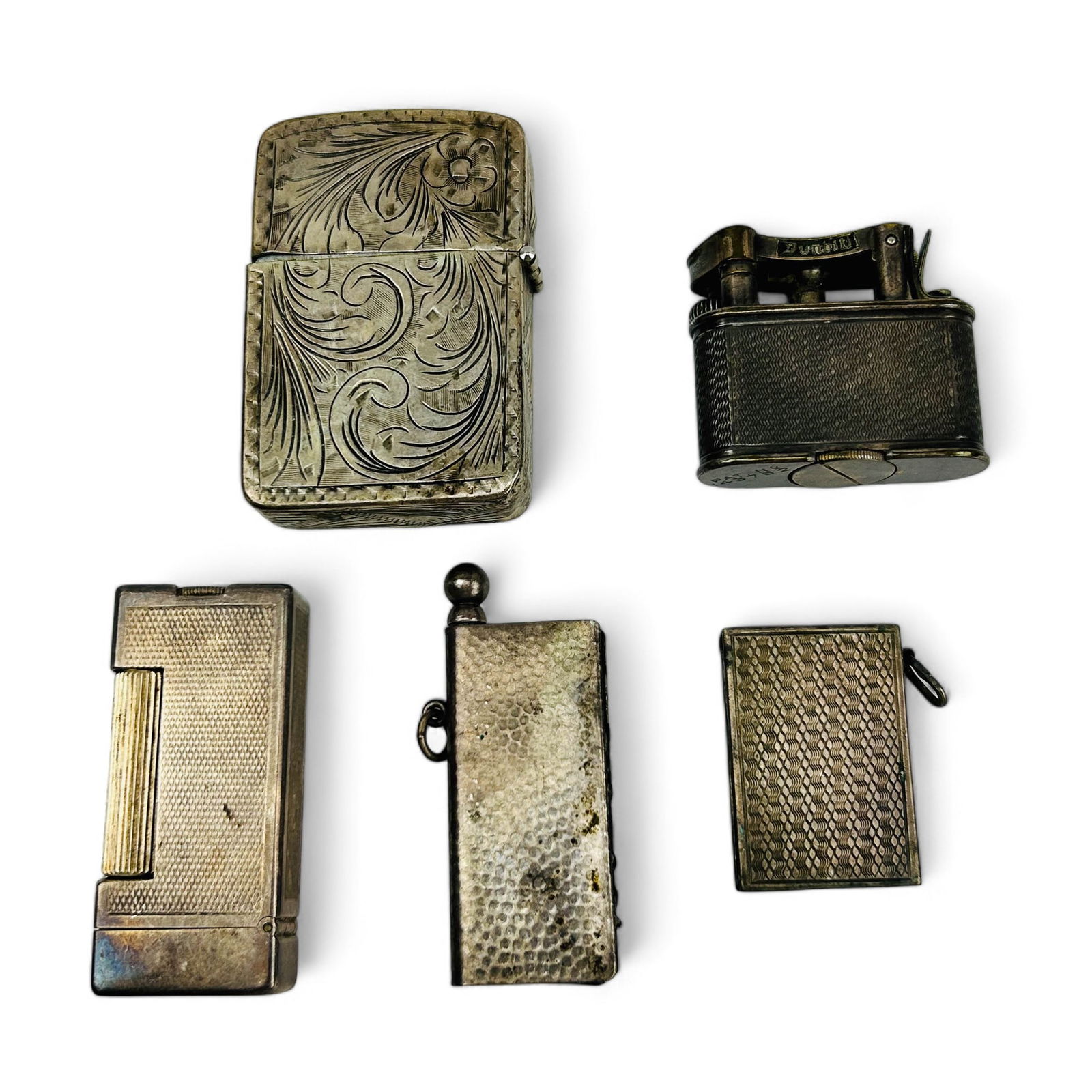 Sterling & Plated Art Deco Lighters Dunhill & More (1 of 10)