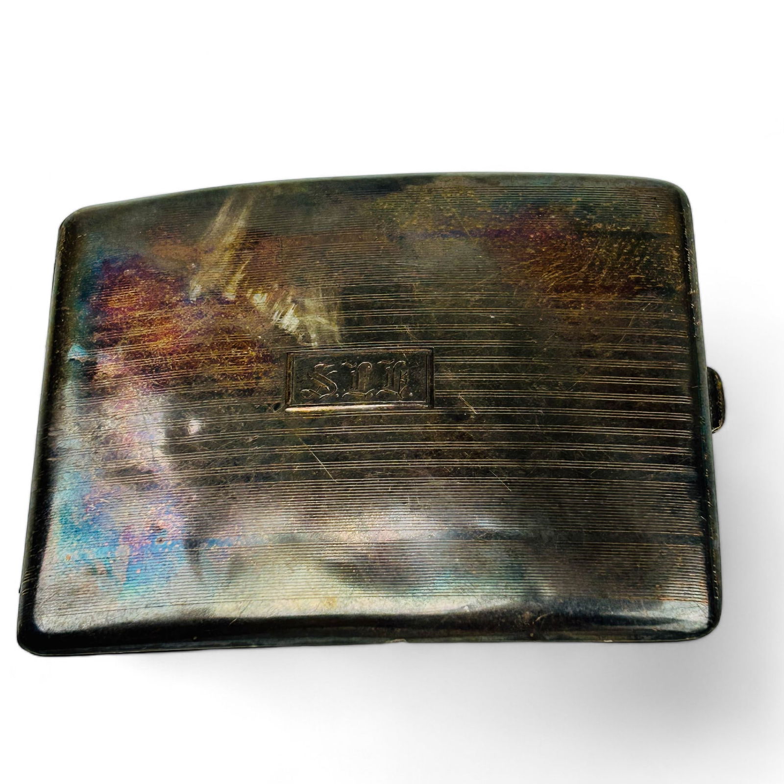 Esco Sterling Silver 925 Art Deco Cigarette Case (1 of 6)