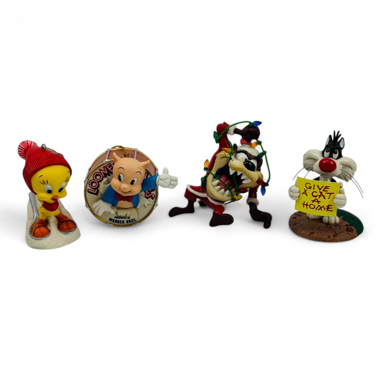 Looney Tunes Taz Snowbird Porky Pig Sylvester Cat (1 of 7)