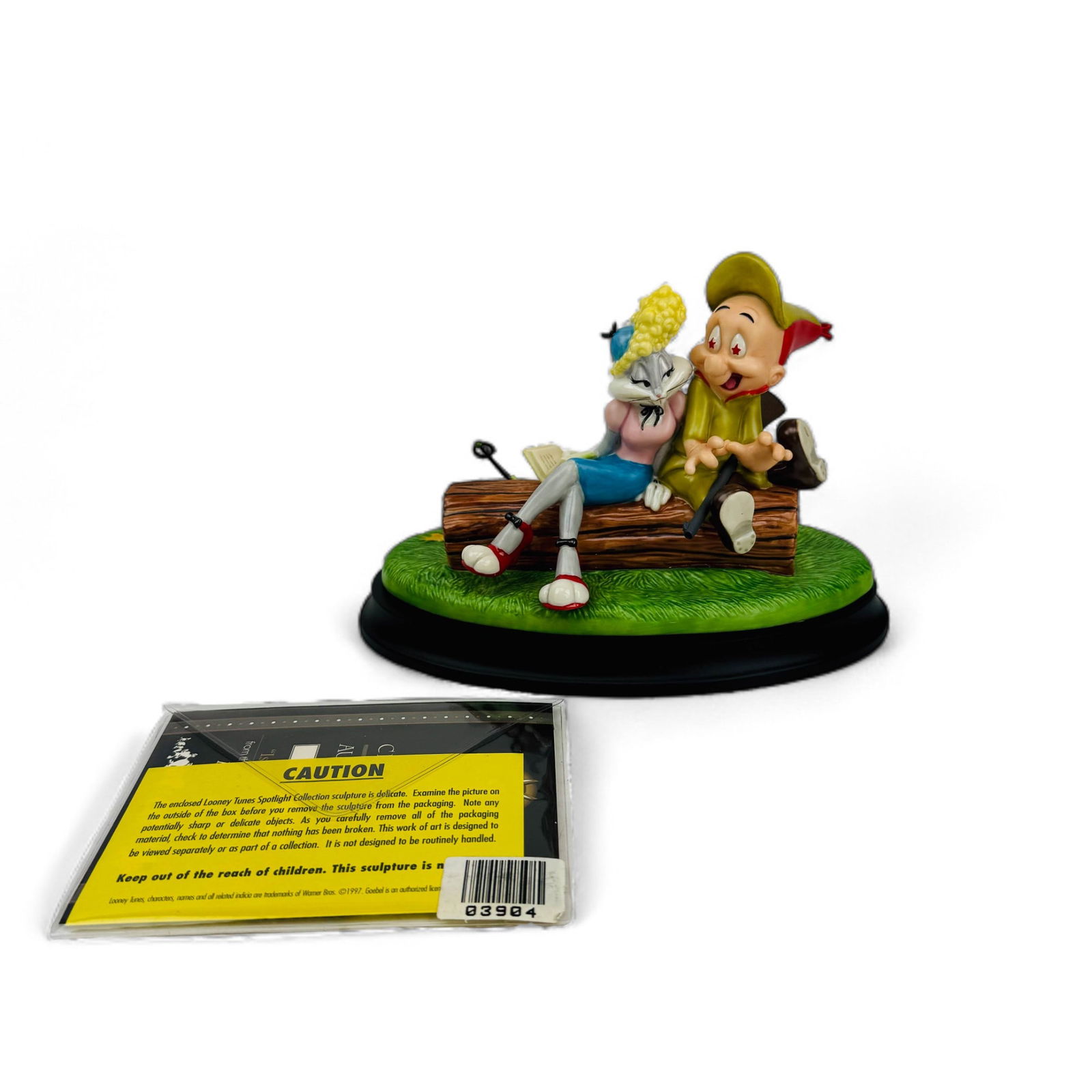 Looney Tunes Bugs Bunny Elmer Fudd Figurine w/ Box (1 of 5)