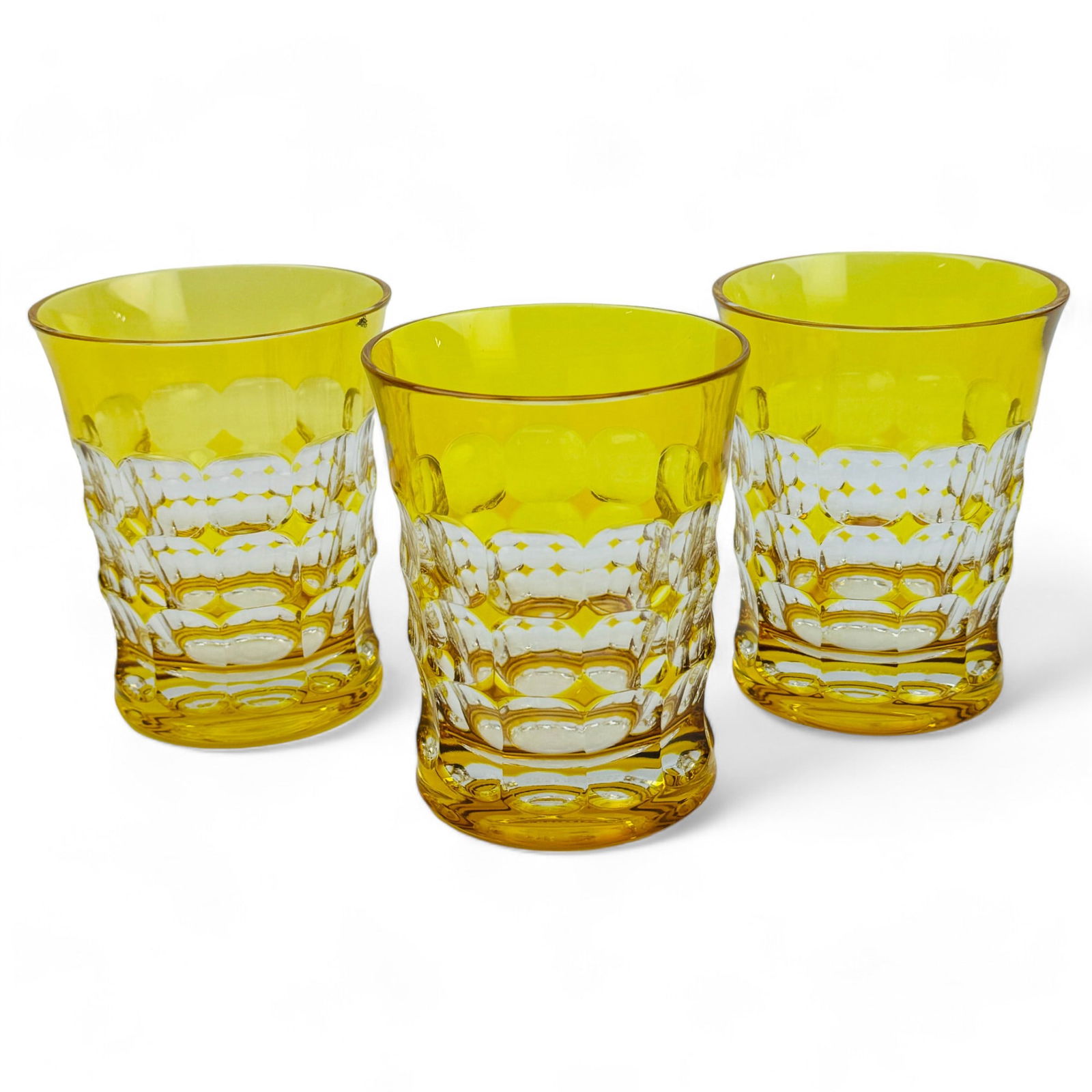3 Christian Lacroix Yellow Crystal Tumblers w Box (1 of 5)