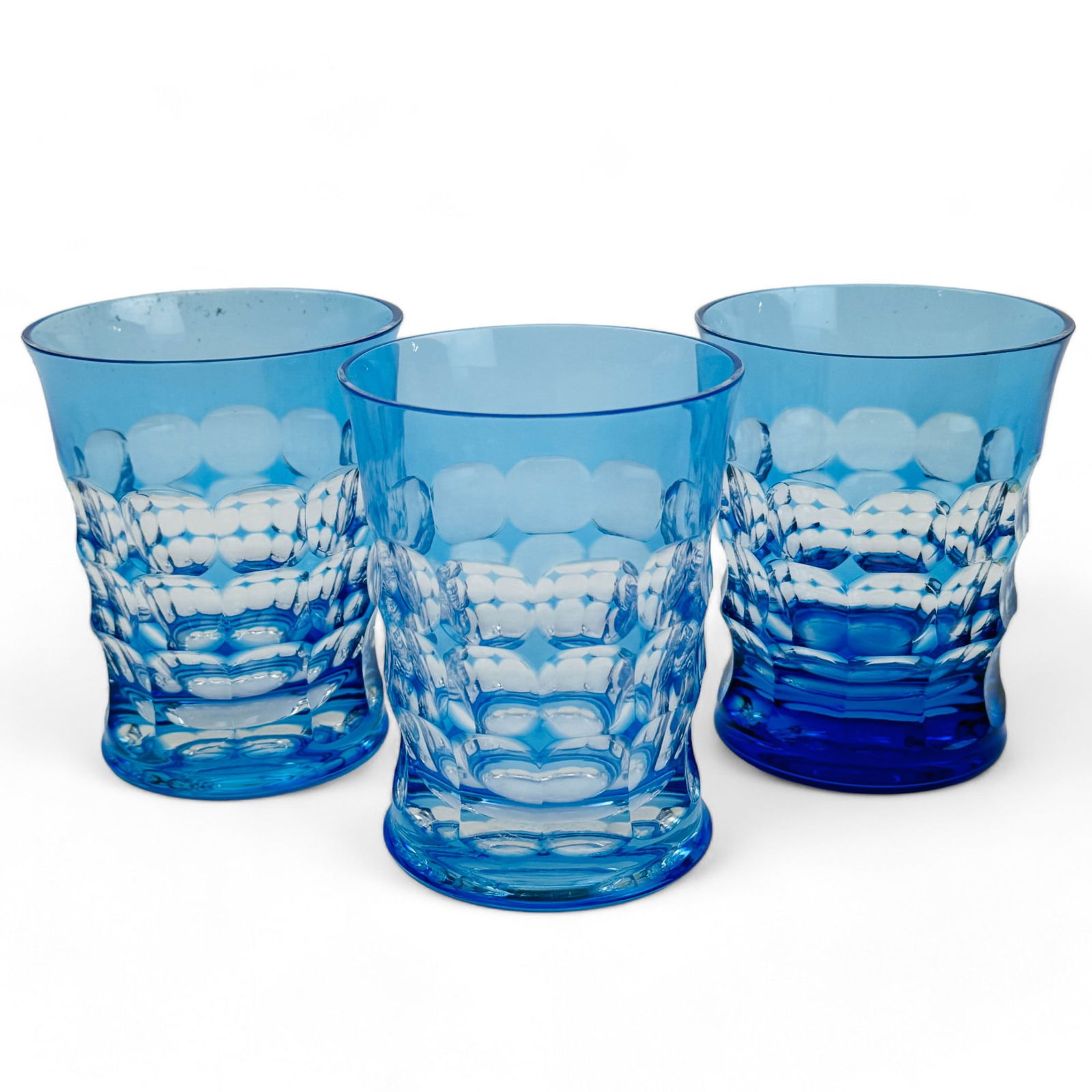 3 Christian Lacroix Blue Crystal Tumblers w Box (1 of 5)