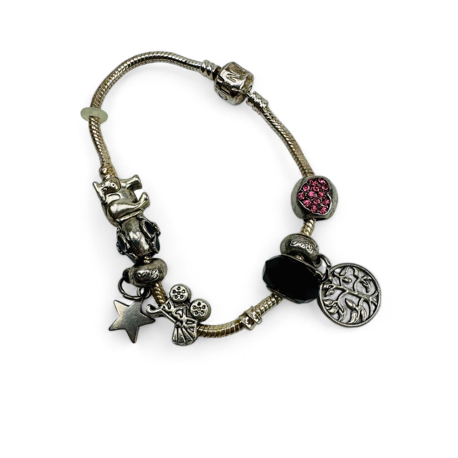 Tutti Frutti & Pandora Charms Pair Bracelets 54g (1 of 2)