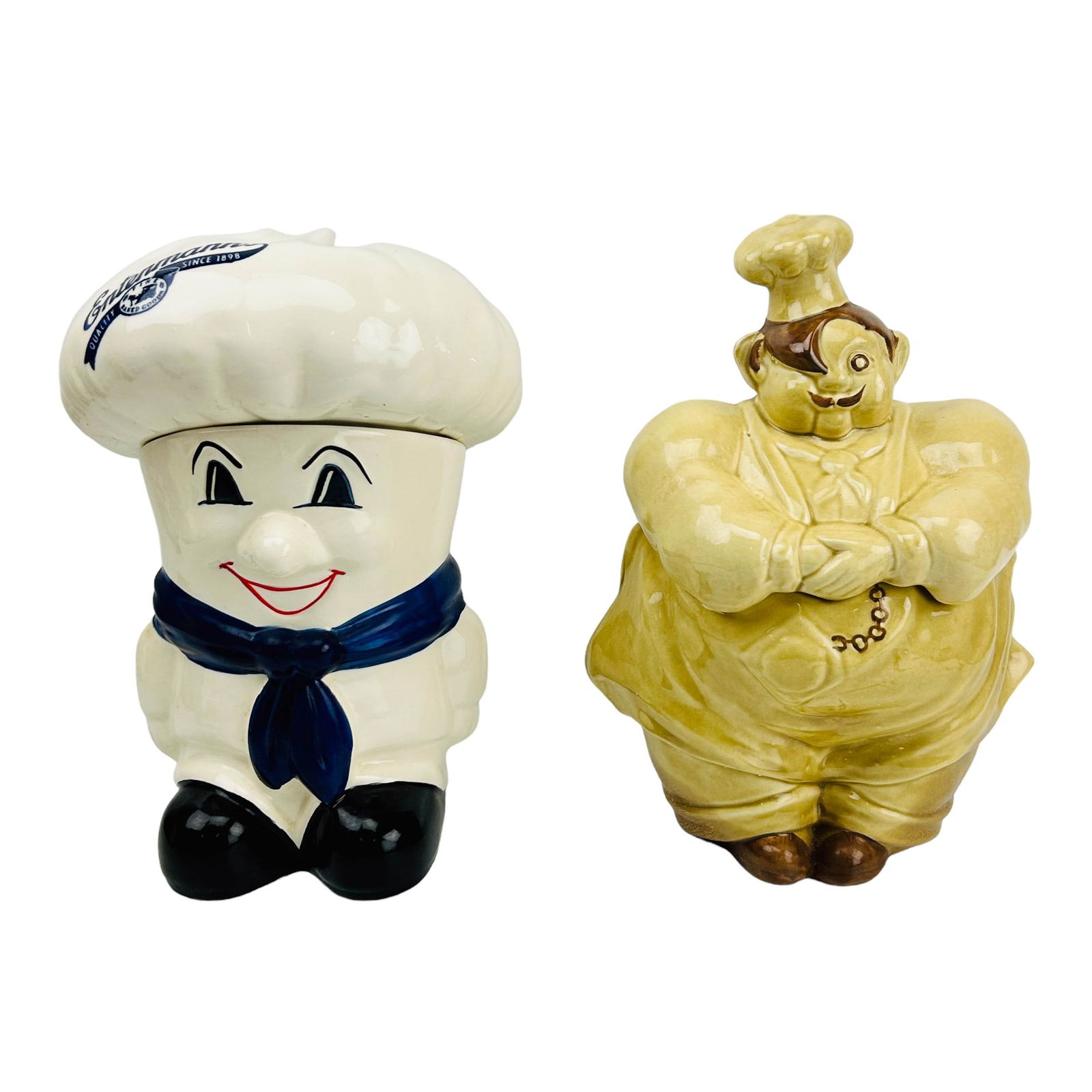 Entenmanns & Red Wing Ceramic Chef Cookie Jar LOT (1 of 8)